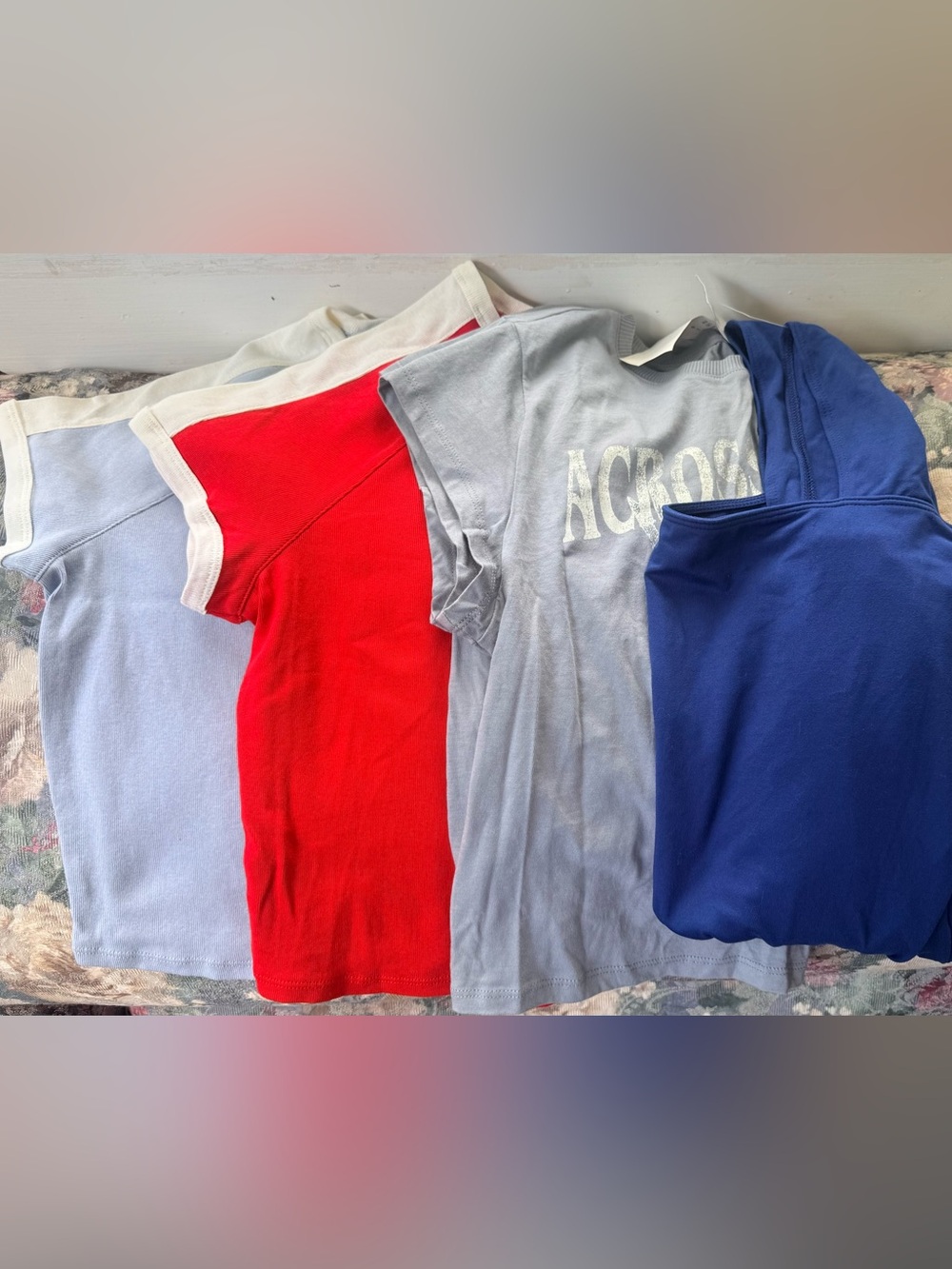 H&M and Hollister Graphic tee, size L.